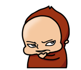 Happy little baby sticker #15665425