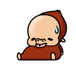 Happy little baby sticker #15665431