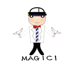 Engraved~MAGIC sticker #15847074