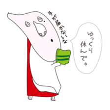 Shizuo with Red Chair sticker #15853658