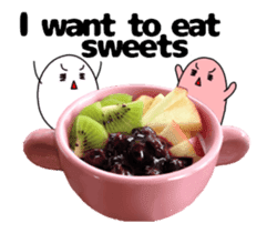 Move!I am starving.(a photograph) sticker #15935027