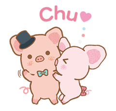 Piggy girl's Pinkish Days sticker #69900