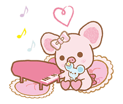 Piggy girl's Pinkish Days sticker #69932