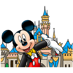 สติ๊กเกอร์ไลน์ Disney Theme Park