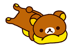 Rilakkuma's Lazy Life sticker #694004