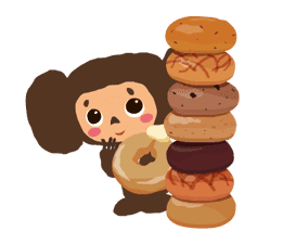 Cheburashka: Animated Stickers sticker #1696079