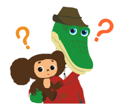 Cheburashka: Animated Stickers sticker #1696091