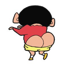 Get Up and Move, Crayon Shin-chan! sticker #2040286