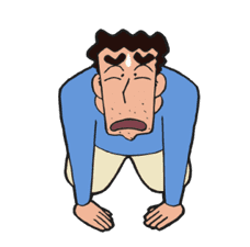 Get Up and Move, Crayon Shin-chan! sticker #2040304