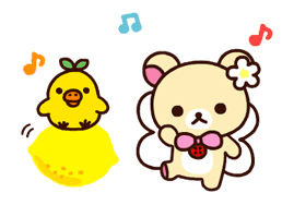 Rilakkuma & Kiiroitori sticker #4328156