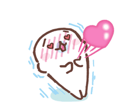 Mamegoma! Pitter-Patter Hearts sticker #4807307