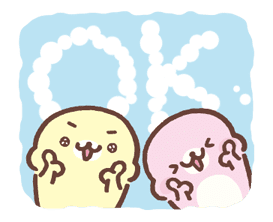 Mamegoma! Pitter-Patter Hearts sticker #4807308