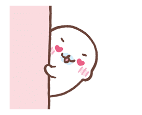 Mamegoma! Pitter-Patter Hearts sticker #4807310