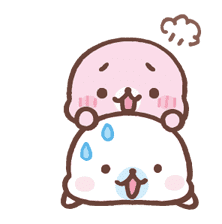 Mamegoma! Pitter-Patter Hearts sticker #4807316