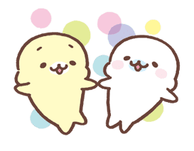 Mamegoma! Pitter-Patter Hearts sticker #4807320