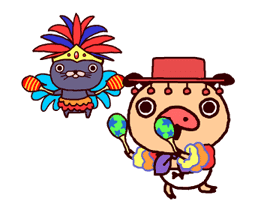 PANPAKA PANTS 4: Talking Mr. Dance Pants sticker #7329988