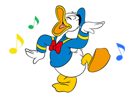 Animated Donald Duck sticker #8344836