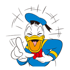 Animated Donald Duck sticker #8344837