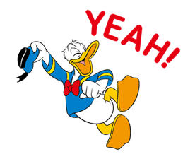 Animated Donald Duck sticker #8344839