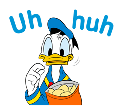 Animated Donald Duck sticker #8344840