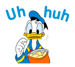 Animated Donald Duck sticker #8344840