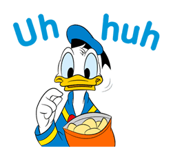 Animated Donald Duck sticker #8344840