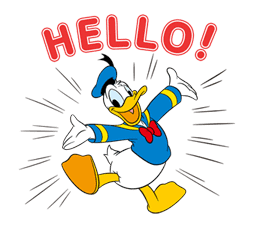 Animated Donald Duck sticker #8344841