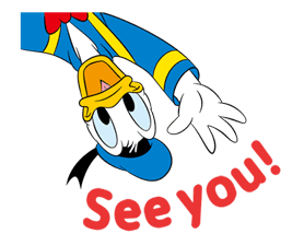 Animated Donald Duck sticker #8344843