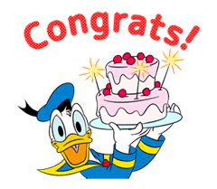 Animated Donald Duck sticker #8344844