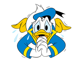 Animated Donald Duck sticker #8344847