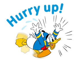 Animated Donald Duck sticker #8344850