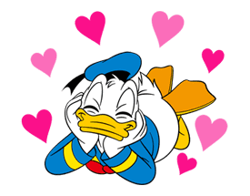 Animated Donald Duck sticker #8344851