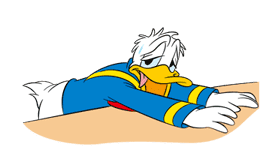 Animated Donald Duck sticker #8344855