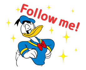 Animated Donald Duck sticker #8344859