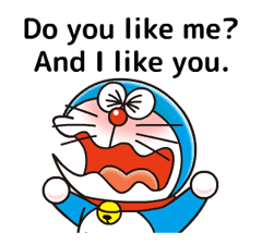 Doraemon: Moving Love Quotes! sticker #11254072