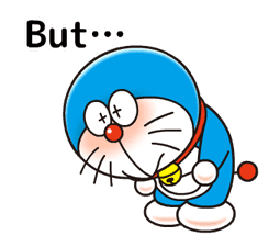 Doraemon Moving Love Quotes By Fujiko Pro Sticker Doraemon Moving Love Quotes By Fujiko Pro Sticker