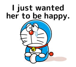 Doraemon: Moving Love Quotes! sticker #11254078