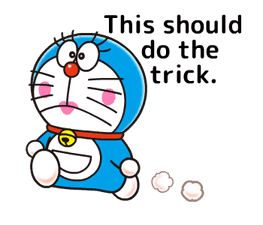 Doraemon: Moving Love Quotes! sticker #11254080