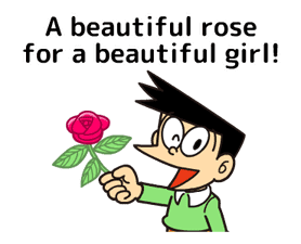 Doraemon: Moving Love Quotes! sticker #11254086