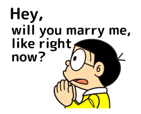 Doraemon: Moving Love Quotes! sticker #11254088