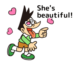 Doraemon: Moving Love Quotes! sticker #11254092