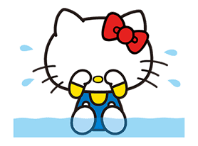 Hello Kitty Pouncing Pop-Up Stickers sticker #11559971