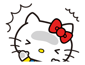 Hello Kitty Pouncing Pop-Up Stickers sticker #11559972