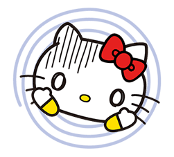 Hello Kitty Pouncing Pop-Up Stickers sticker #11559975