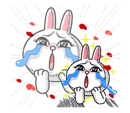 LINE Characters: Overreaction! sticker #13137482