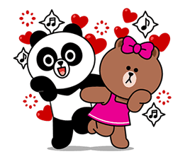 LINE Characters: Overreaction! sticker #13137486