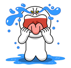 LINE Characters: Overreaction! sticker #13137487