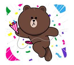 LINE Characters: Overreaction! sticker #13137493