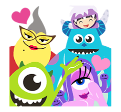 Monsters, Inc. Pop-Up Stickers sticker #13041796