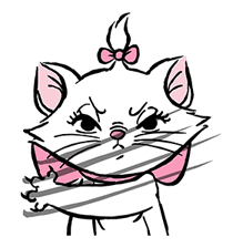 Disney Marie Pop-Up Stickers sticker #13274530